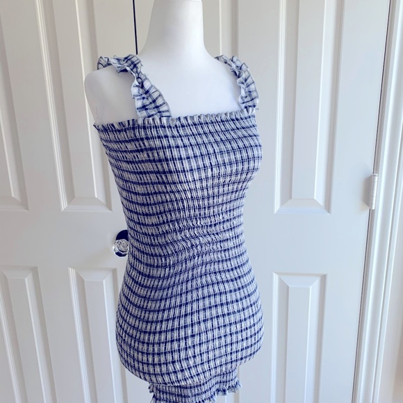 Emory Park Smocked Mini Dress - Picture 2 of 4